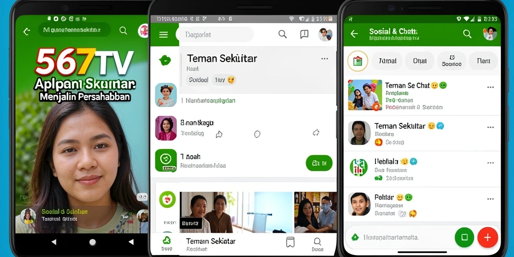 Tampilan antarmuka 567TV yang modern dan ramah pengguna.