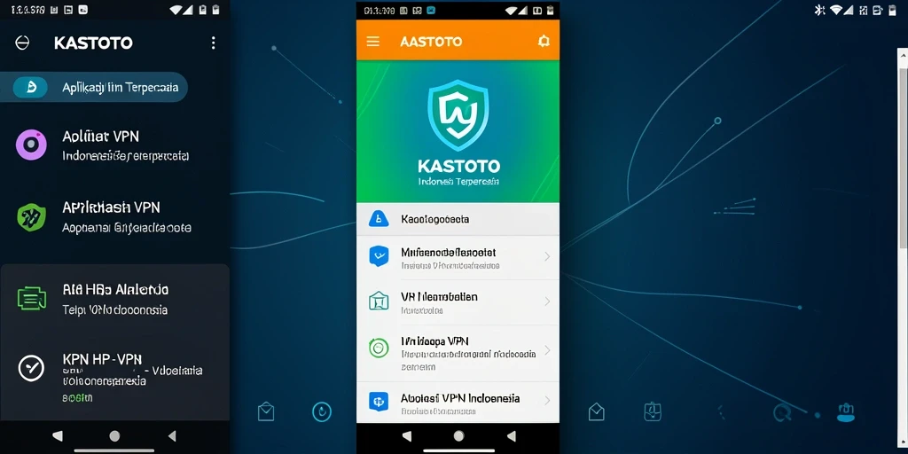 Antarmuka KASTOTO yang intuitif dan mudah digunakan.