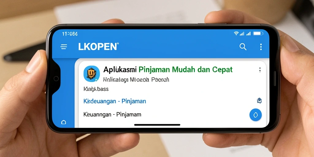 Tampilan antarmuka LKOPEN yang sederhana dan mudah digunakan.