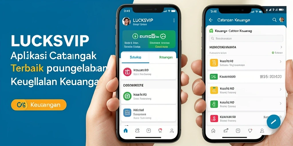 Antarmuka pengguna aplikasi Catatan Keuangan LUCKSVIP yang modern dan mudah digunakan.