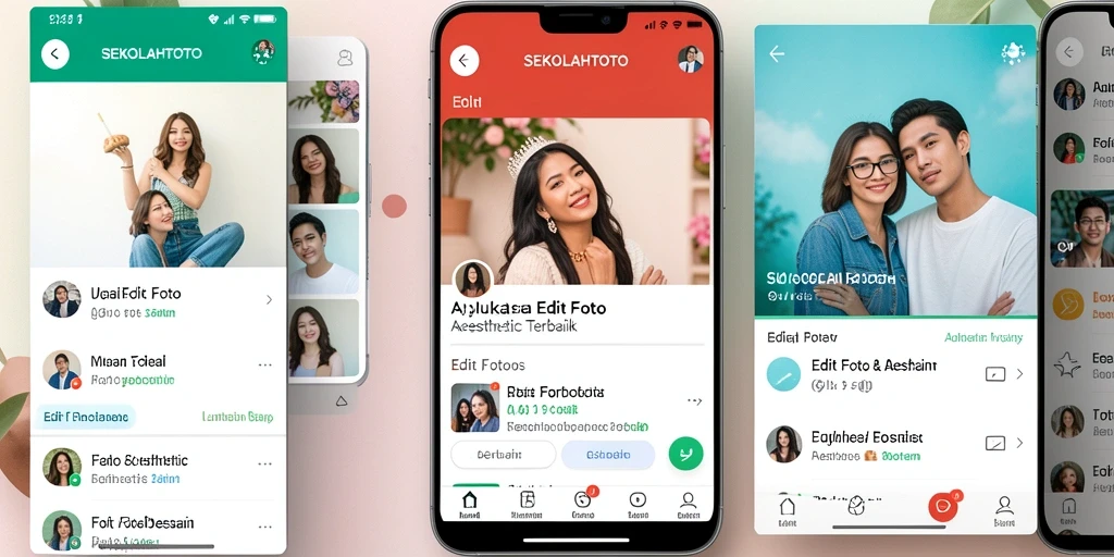 Tampilan antarmuka aplikasi SEKOLAHTOTO yang modern dan intuitif.