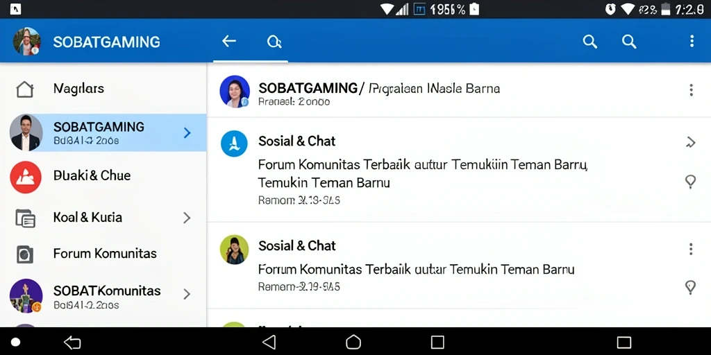 Tampilan antarmuka SOBATGAMING yang menarik dan fungsional.