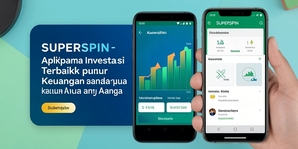 Antarmuka SUPERSPIN yang modern dan intuitif untuk investasi.